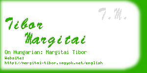 tibor margitai business card